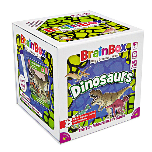 BRAINBOX Dinosausar Memory And Observation Card Game