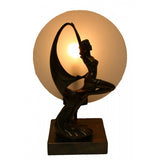 Art Deco Elegant Dancing Lady Table Lamp