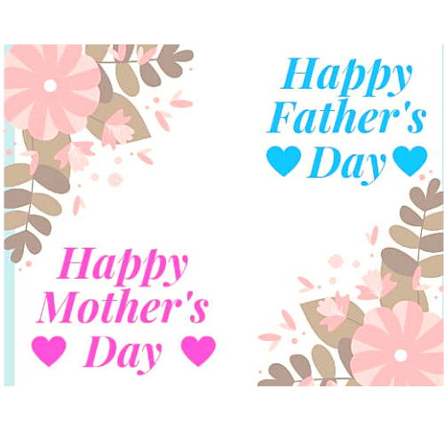 Mothers Day and Fathers Day Cards