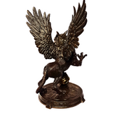 Cold Cast Bronze Mythical Guardian Griffin The King Of All Creatures Statue