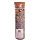 Equilibrium Tea Soak  Natural Bath Salt With Sea Salt And Botanicals In Glass Test Tube 100g