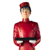 Bert The Bell Boy With Serving Tray Theatrical Decor Display 144 cm Tall