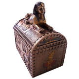 Egyptian Sphinx Cold Cast Bronze Treasure Box By Veronese