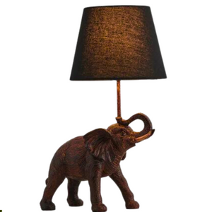 The Lucky Elephant Trunk Up Table Lamp