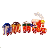 Magical Christmas Train With Carriages For Indoor And Outdoor Display