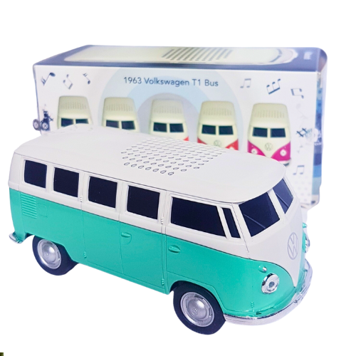 1963 Volkswagen Blue Kombi Van Bluetooth Speaker