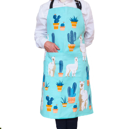 Alpaca Cuteness Heavy Drill Cotton Apron