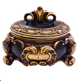Baroque Style Gold and Black Trinket Box