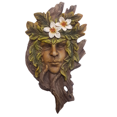 Fiadh The Wild Green Lady of the Forest Wall Plaque
