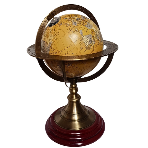 Brass Nautical Antique Armillary Sphere World Globe