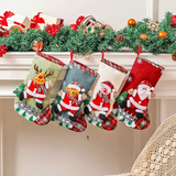 It's A Snow Day Santa Christmas Stocking