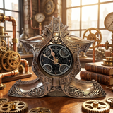 Book of Kells Cold Cast Bronze Celtic Mantle Clock By Design Clinic