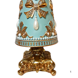 Egg Shell Blue Royal Versailles Jewelled Christmas Tree 40 cm Tall