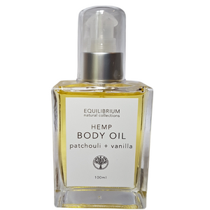 Equilibrium Natural Hemp and Patchouli Body Oil 100ml