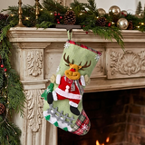 It's A Snow Day Reindeer Christmas Stocking
