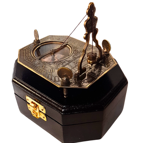 Nautical Pendulum Gilbert And Sons Reproduction Sundial Compass ...