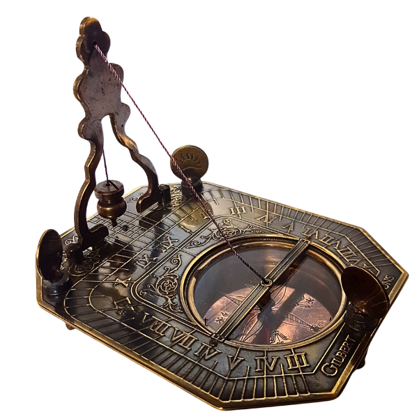 Nautical Pendulum Gilbert And Sons Reproduction Sundial Compass ...