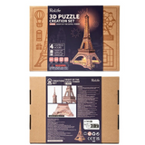 Night Of The Eiffle Tower 3D DIY Puzzle Creation Set