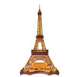 Night Of The Eiffle Tower 3D DIY Puzzle Creation Set