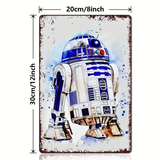 R2-D2 Asromech Droid Star Wars Metal Sign