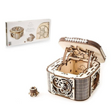 Steampunk Mechanical Ugears Wooden Treasure Puzzle Box 