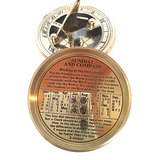 The Mary Rose Navigational Brass Sundial And Compass