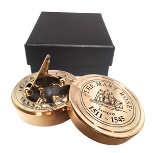 The Mary Rose Navigational Brass Sundial And Compass