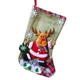 It's A Snow Day Reindeer Christmas Stocking