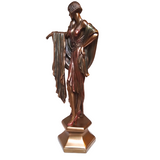 The Swinging Days Art Deco Cold Cast Bronze Dancing Lady