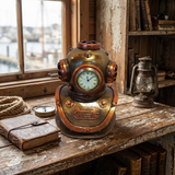 Titanic Diving Helmet  Cold Cast Bronze Steampunk Clock