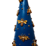 Vintage Royal Blue Bee Christmas Jewel Tree