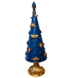 Vintage Royal Blue Bee Christmas Jewel Tree