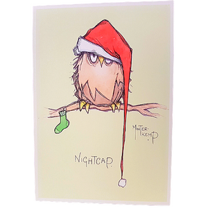 "Nightcap" Christmas Card Set 