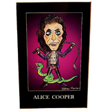 Alice Cooper Limited Edition Caricatures - By Melissa Morrison