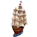 Ten Sails Spanish Galleon Sailing Ship 