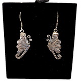 Sterling Silver Butterfly Earrings