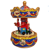 Drumming Soldier Carousel Music Box
