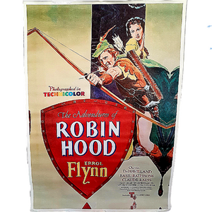 "Robin Hood" 1938 Errol Flynn Vintage Reproduction Movie Poster