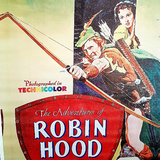 "Robin Hood" 1938 Errol Flynn Vintage Reproduction Movie Poster