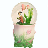 Elfling Story Time Musical Rotating Snow Glitter Globe