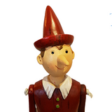 Wooden Pinocchio Shelf Sitter Puppet