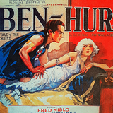 "BEN-HUR" 1925 Ramon Novaro Vintage Reproduction Movie Poster