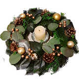 Golden Native Christmas Wreath