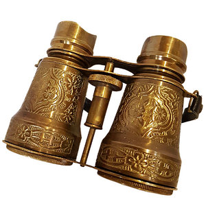Brass Antique Style Marine Issue Binoculars