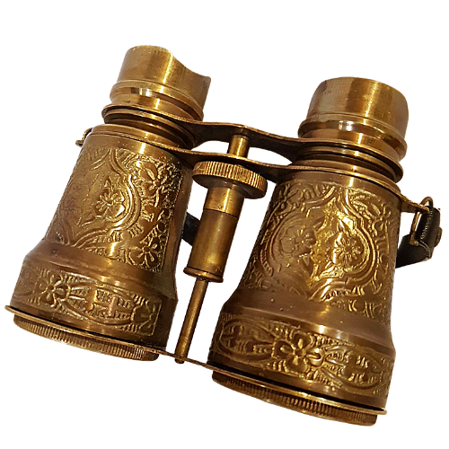 Brass Antique Style Marine Issue Binoculars