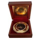 Brass Compass With Poem Engraved By James Manning