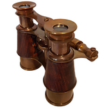 Brass and Leather Binoculars in London 1917 Leather Case