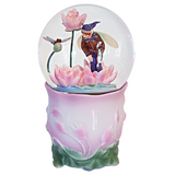 Elfling Messenger Rotating Musical Glitter/Snow Water Globe