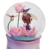 Elfling Messenger Rotating Musical Glitter/Snow Water Globe