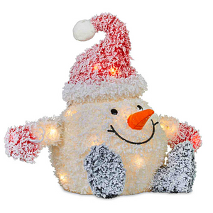 Snowbert Christmas Snowball Man with Lights